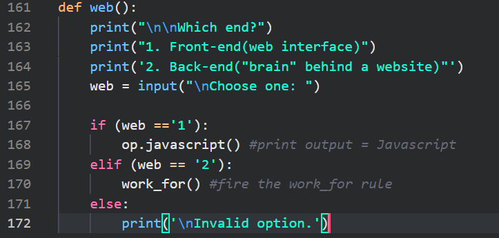 Python code snippet.